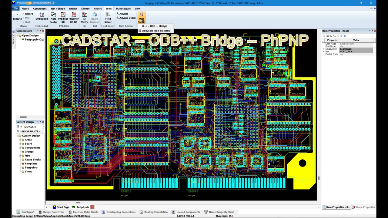CADSTAR - ODB++ Bridge - PhPNP preview