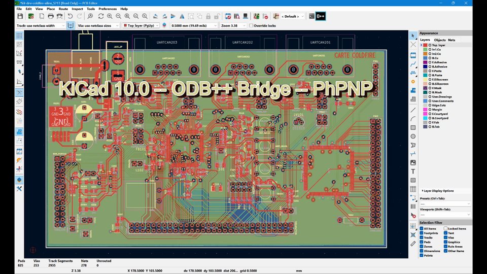 KiCad - ODB++ Bridge - PhPNP preview